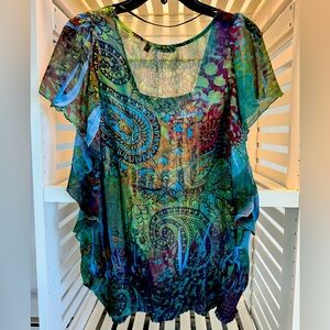 Apt 9 gauzy top